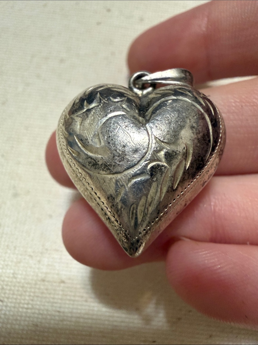Sterling Silver 925 Heart Pendant Necklace